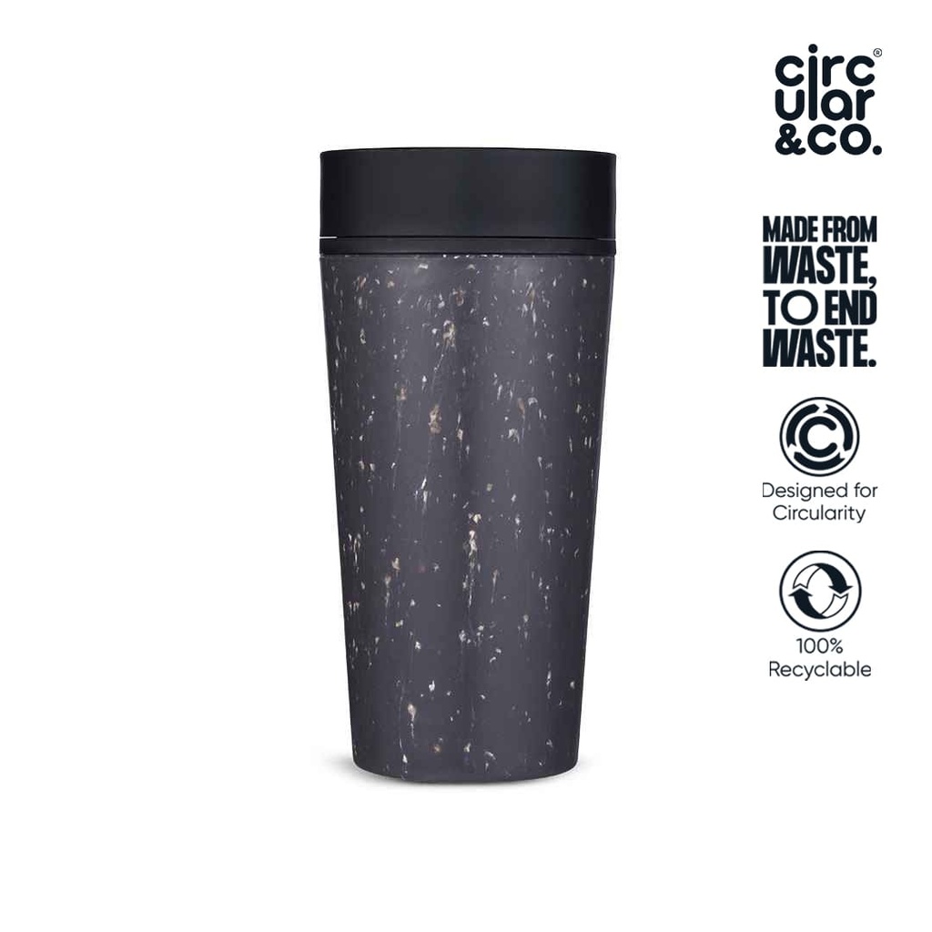 Inchcape Circular Cup 12oz Grey & Ink