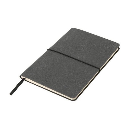 [Inchcape - NBEN 5163] KOTEL - eco-neutral A5 Recycled Leather Soft Cover Notebook - Black